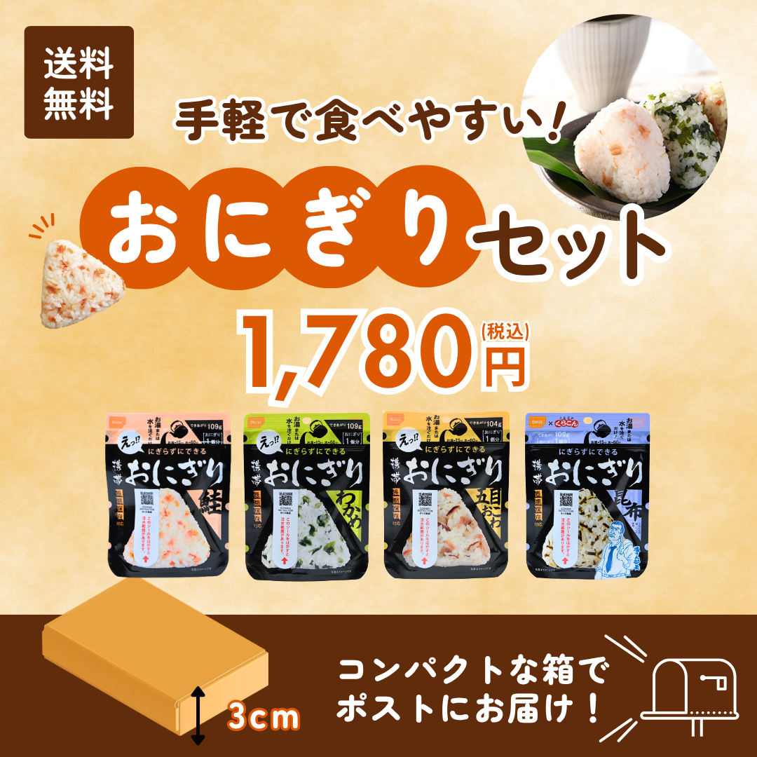おにぎり4種セット【送料無料】